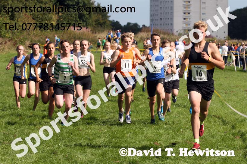 Mens and womens under-17s, Sunderland Harriers Cross Country, Farrington, Sunderland. Photo: David T. Hewitson/Sports for All Pics